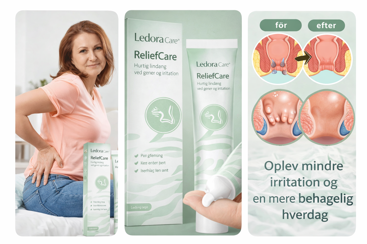 Ledora™ ReliefCare – Hurtig lindring ved ubehag, kløe & irritation