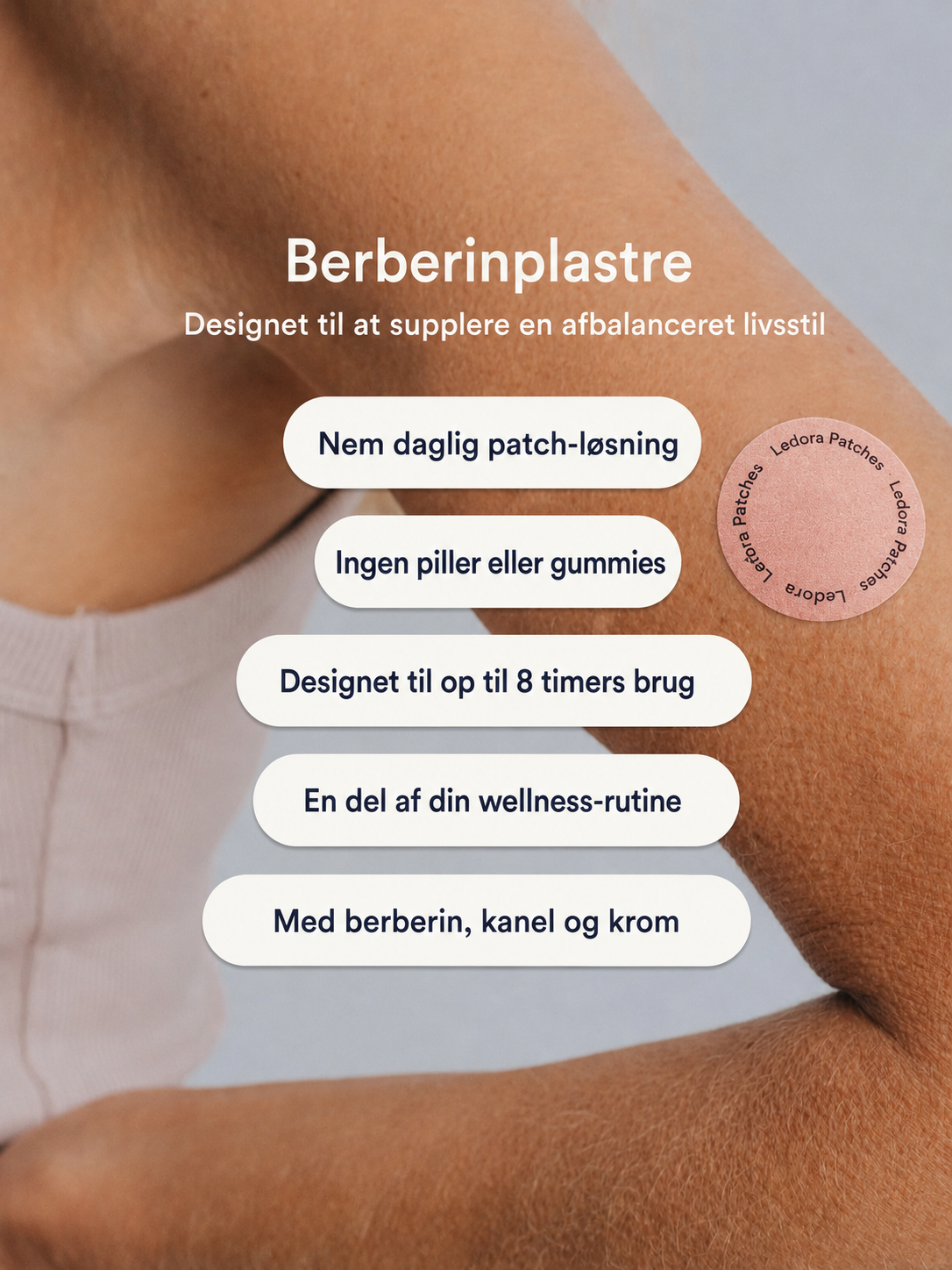 Ledora Care™ Upgraded GLP-1 Patches | Mindre fokus på cravings. Mere kontrol i hverdagen – med én diskret patch om dagen.