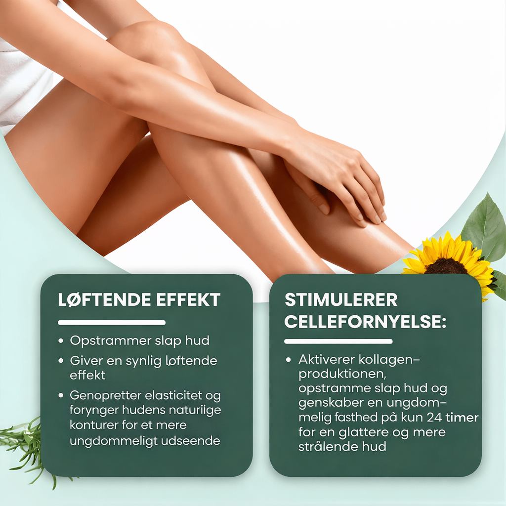Ledora™ Collagen Oil | Genopret fast og glat hud – uden dyre behandlinger eller indgreb