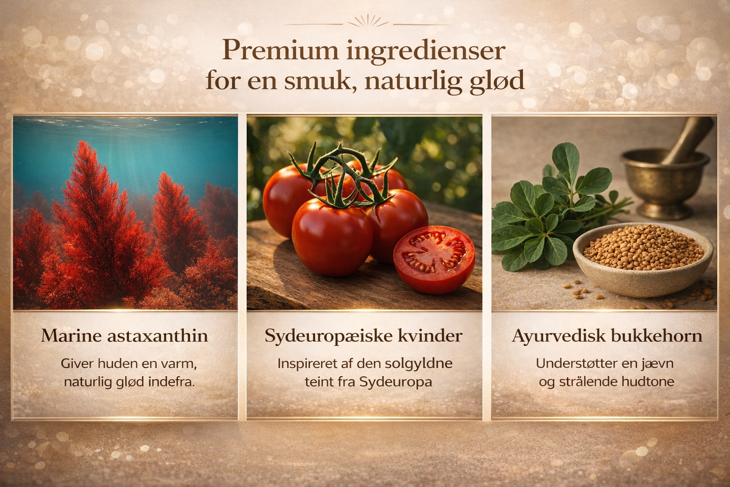 Ledora™ Golden Glow Capsules | Naturlig solbrun glød indefra