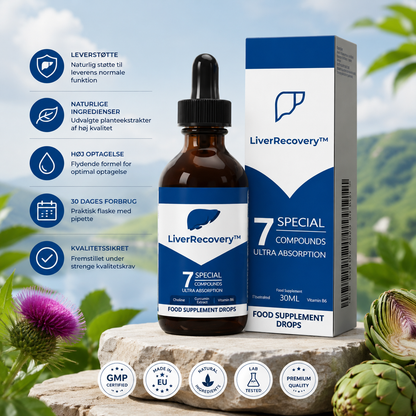 LiverRecovery™ | Naturlige urtedråber til leverstøtte