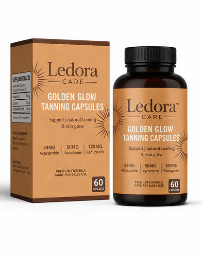 Ledora™ Golden Glow Capsules | Naturlig solbrun glød indefra