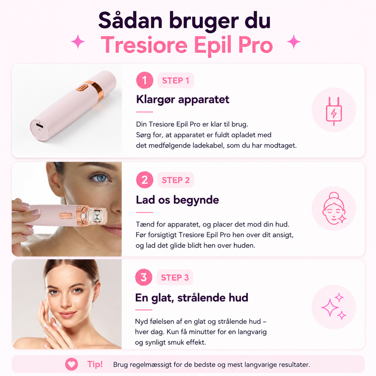 Ledora™ SmoothGlide Pro – Smertefri Hårfjerning med Præcision