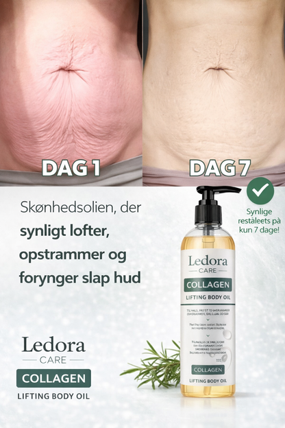 Ledora™ Collagen Oil | Genopret fast og glat hud – uden dyre behandlinger eller indgreb