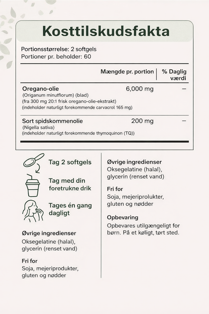 Ledora Care™ OregaPlus – Slip af med oppustet mave & dårlig fordøjelse – naturligt