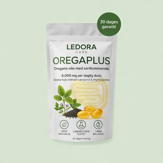 Ledora Care™ OregaPlus – Slip af med oppustet mave & dårlig fordøjelse – naturligt