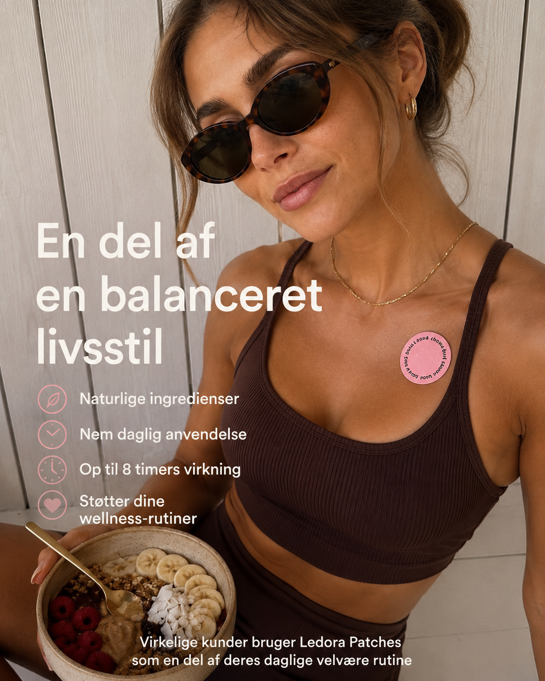 Ledora Care™ Upgraded GLP-1 Patches | Mindre fokus på cravings. Mere kontrol i hverdagen – med én diskret patch om dagen.