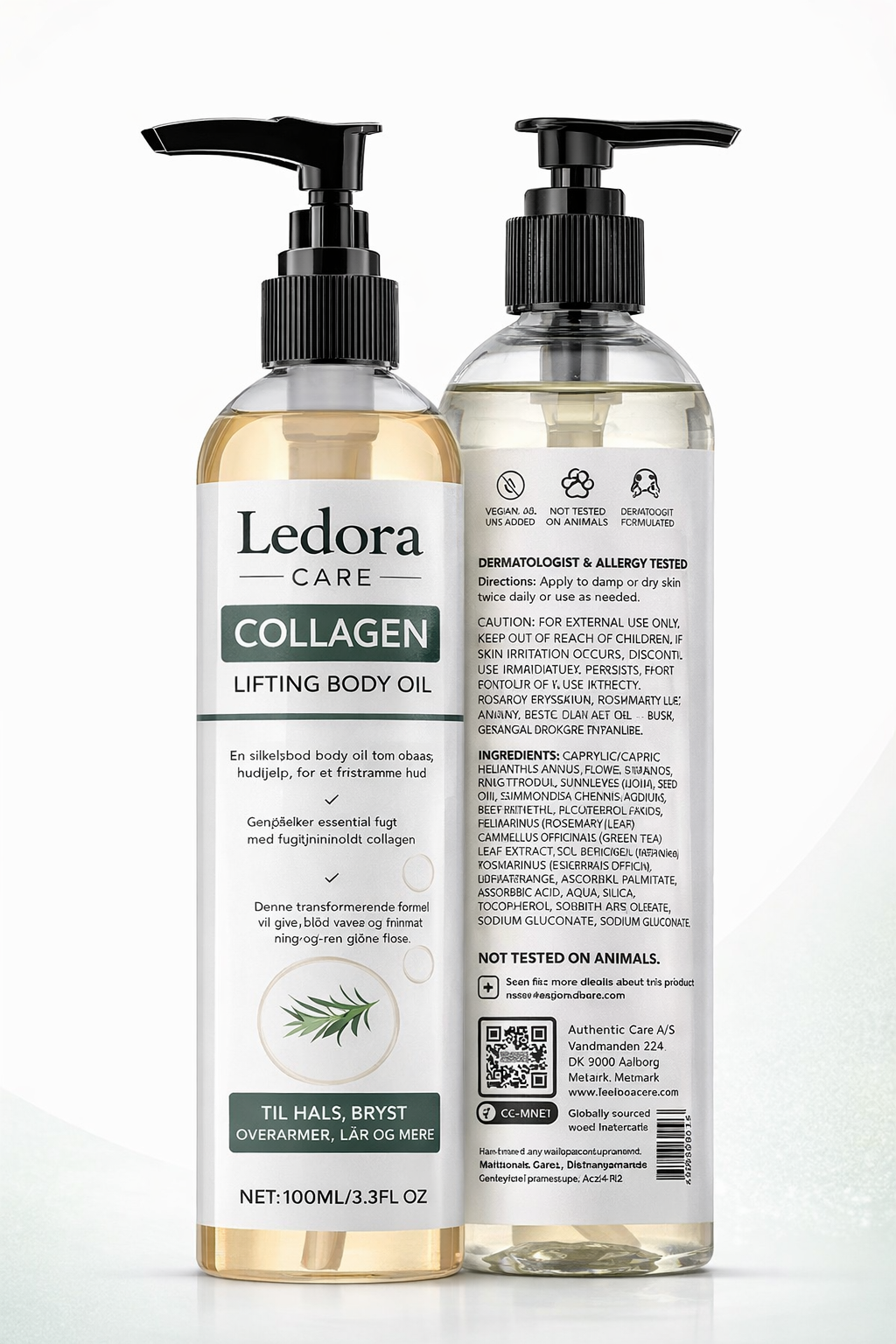 Ledora™ Collagen Oil | Genopret fast og glat hud – uden dyre behandlinger eller indgreb